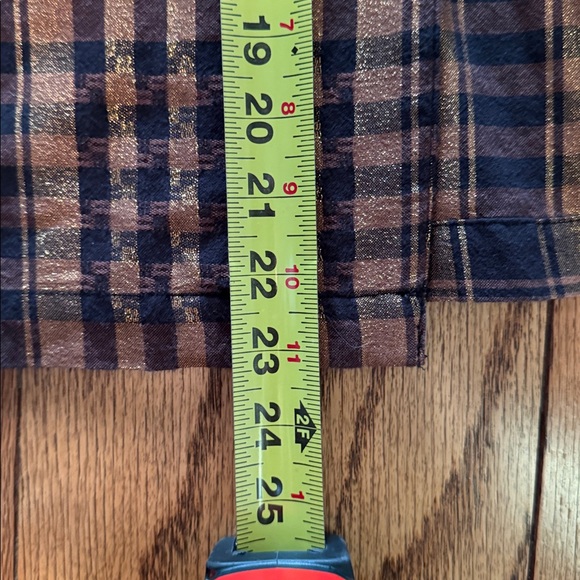 Ace & Jig Button Detail 3/4 Sleeve St. Honore Black and Brown Metallic Blouse S - Picture 10 of 10